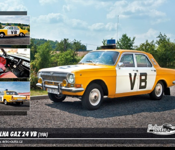 Puzzle - Retro-auta - Volha GAZ 24 VB (1984)