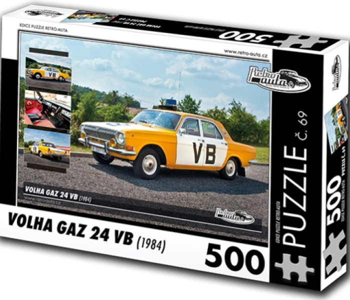 Puzzle - Retro-auta - Volha GAZ 24 VB (1984)