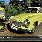 Puzzle - Retro-auta - Wartburg 311/1000 (1963)
