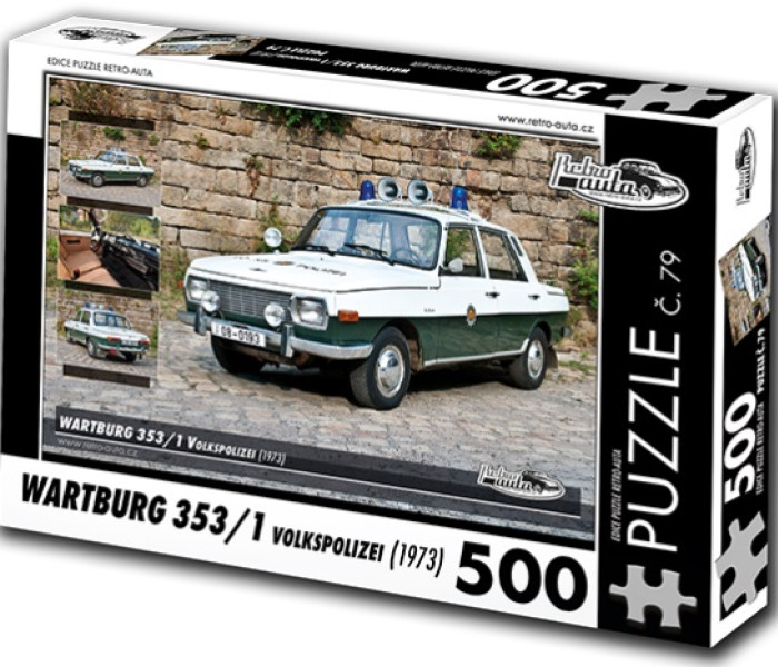 Puzzle - Retro-auta - Wartburg 353/1 (1973)