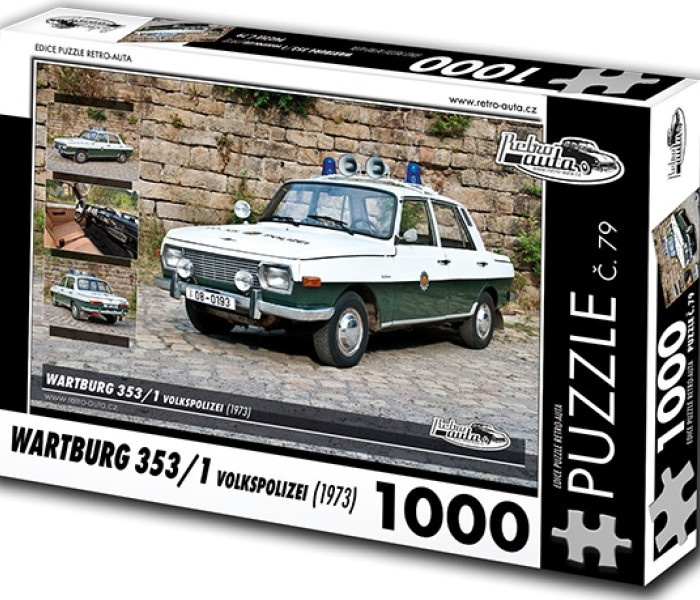 Puzzle - Retro-auta - Wartburg 353/1 (1973)