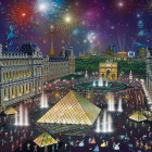 Puzzle - Schmidt - Fuochi d artificio sul Louvre