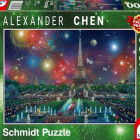 Puzzle - Schmidt - La Torre Eiffel con fuochi d´artificio
