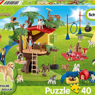 Cani felici + statuetta Schleich