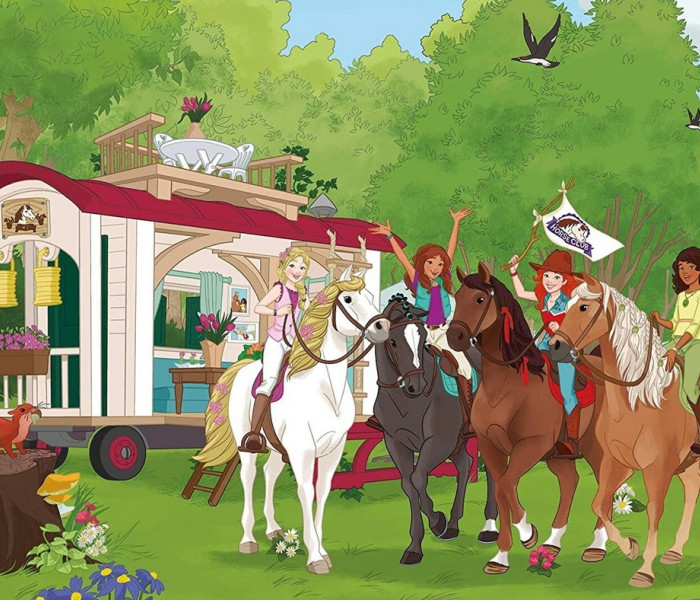 Puzzle - Schmidt - Giro a cavallo + statuetta Schleich