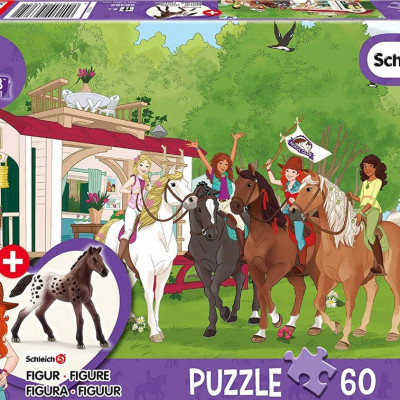 Giro a cavallo + statuetta Schleich