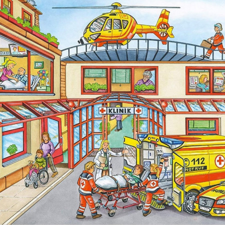 Soccorritori + modello di elicottero