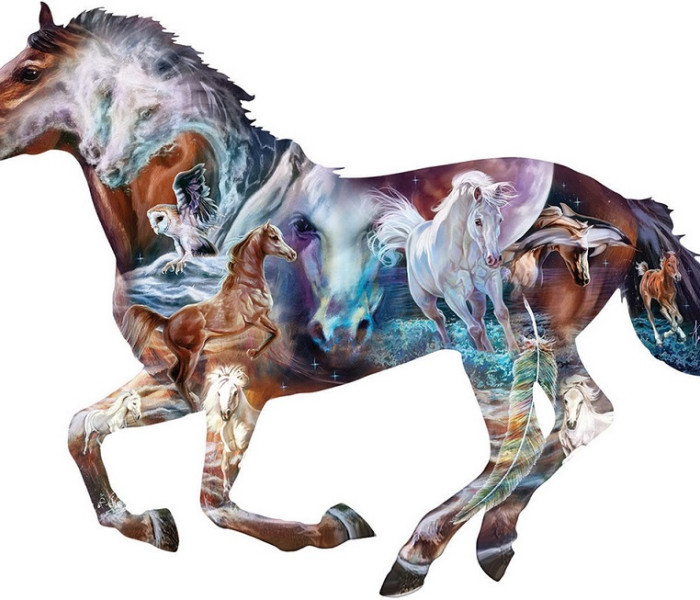Puzzle - Sunsout - Cavallo misterioso