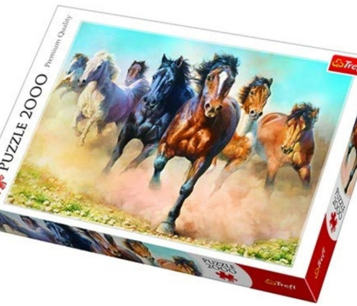 Puzzle - Trefl - Cavalli al galoppo