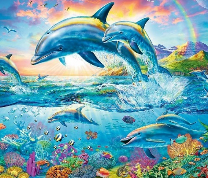Puzzle - Trefl - Delfini