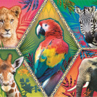 Puzzle - Trefl - Animali esotici