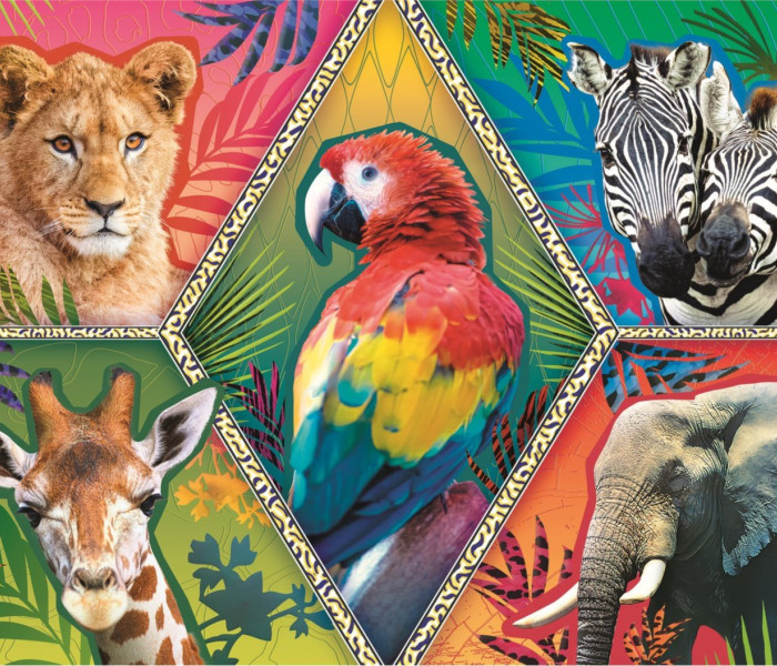 Puzzle - Trefl - Animali esotici