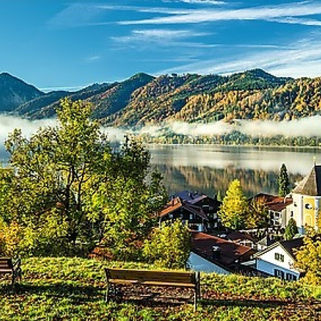 Lago Schliersee, Germania - Puzzle Panoramico