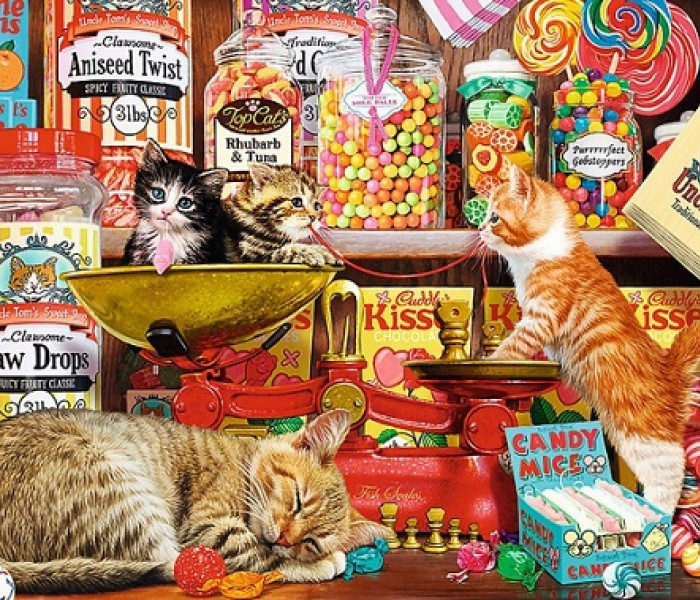 Puzzle - Trefl - Snack per gatti