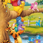 Puzzle - Trefl - Winnie the Pooh - Tesoro