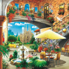 Puzzle - Trefl - Vista di Barcellona