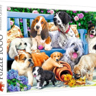 Puzzle - Trefl - Cani nel giardino