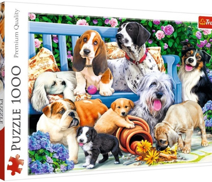 Puzzle - Trefl - Cani nel giardino
