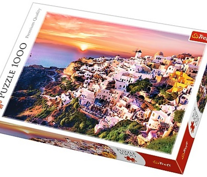 Puzzle - Trefl - Santorini al tramonto
