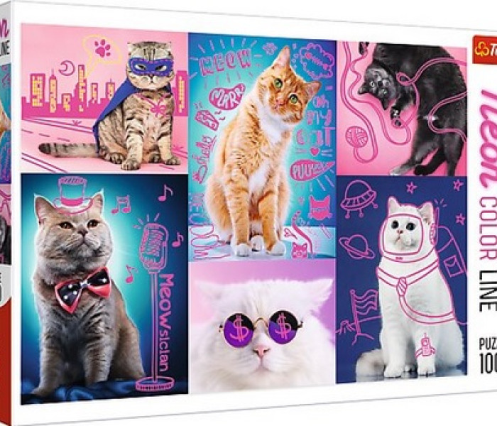 Puzzle - Trefl - Super gatti