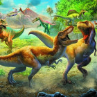 Puzzle - Trefl - Mondo dei dinosauri