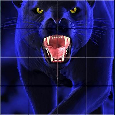 Pantera - Puzzle con effetto 3D